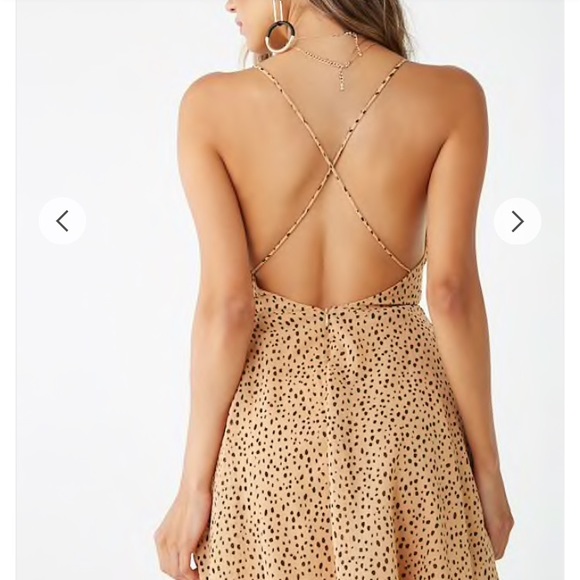 Cheetah Print Mini Dress - Picture 6 of 6